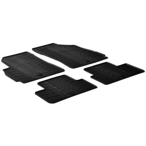 Gledring Chevrolet Aveo 2011 Rubbermatten Zwart Zwart unisex