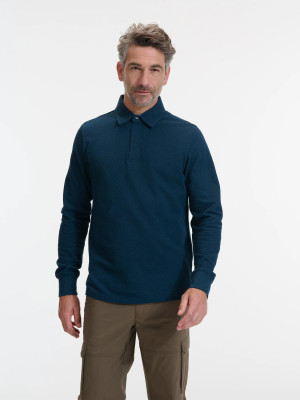 ANWB Denare Polo heren Human Nature Blauw M Blauw male