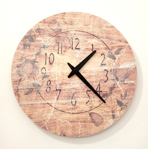 Wanduhr Blumen 30 cm