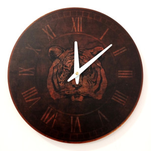 Wanduhr Tiger 30 cm