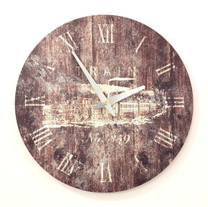 Hängende Uhr Zug 30 cm