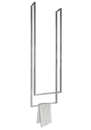 Decken-Handtuchhalter doppelt Edelstahl Chrom S