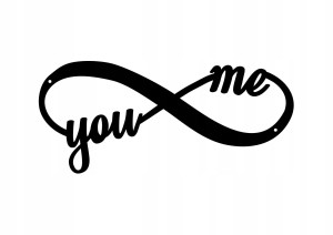 You&me-Unendlichkeit Dekoration 40 cm