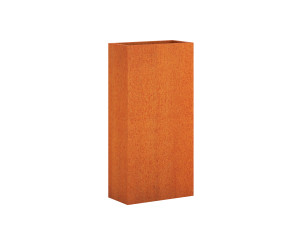 Metall-Pflanzgefäß für den Garten Corten 30x60x120 cm