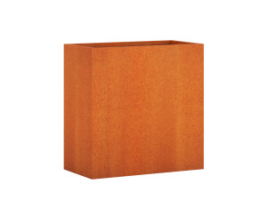 Gartenpflanzgefäß aus Metall Corten 45x90x90 cm