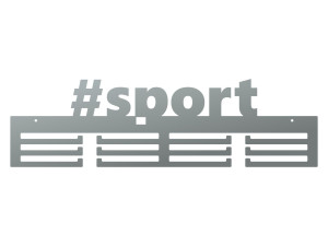 Medaillenhalter #SPORT 60 cm - silber
