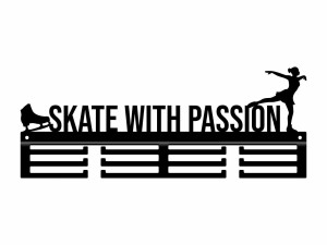 Medaillenhalter Skate With Passion