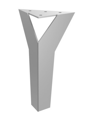 Möbelfuß für Schrank Moderna 20 cm - silber