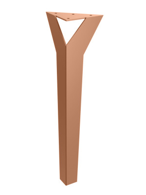 Tischbein Moderna 40 cm - kupfer