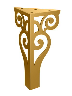 Möbelfuß Sara 20 cm - gold