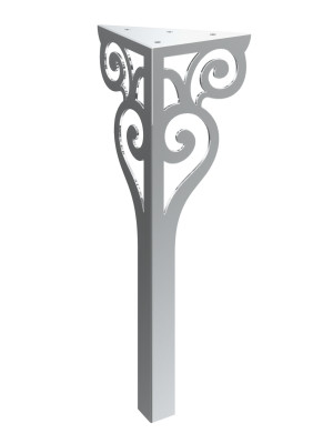 Tischbein Sara Chrom 40 cm