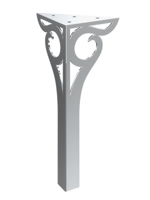 Möbelfuß Gian Chrom 30 cm