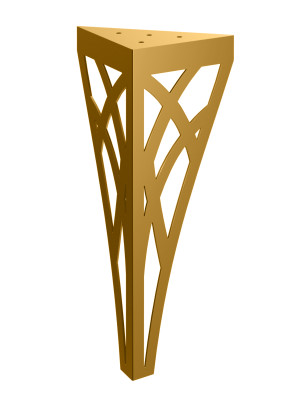 Tischbein Tracery 40 cm - gold
