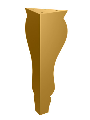 Möbelfuß Henry 30 cm - gold