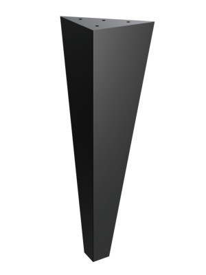 Couchtischbein Simpla 40 cm - schwarz matt