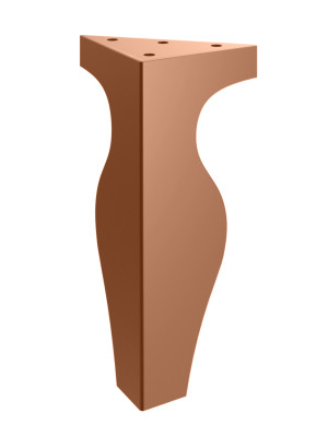 Möbelfuß Ernest 20 cm - kupfer
