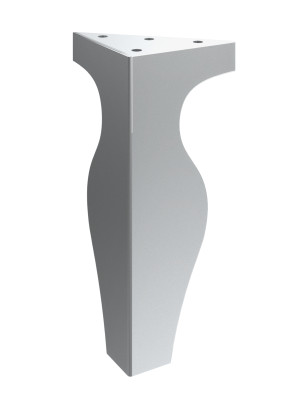 Schrankfuß Ernest Chrom 20 cm