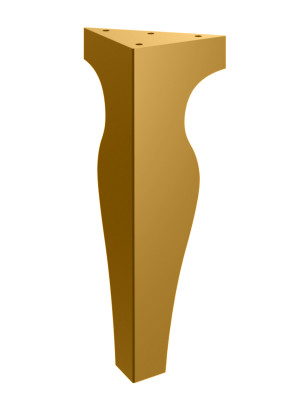 Möbelfuß Ernest 30 cm - gold