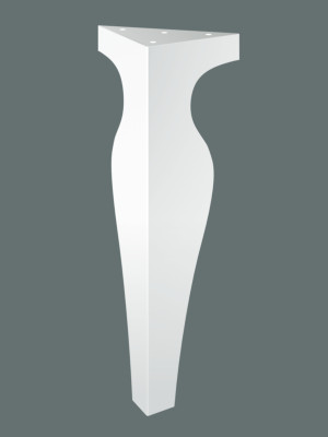 Ernest Tischbein 40 cm - weiß matt