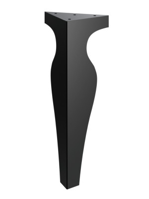 Ernest Tischbein 40 cm - schwarz matt