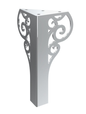 Möbelfuß Royal Chrom 20 cm