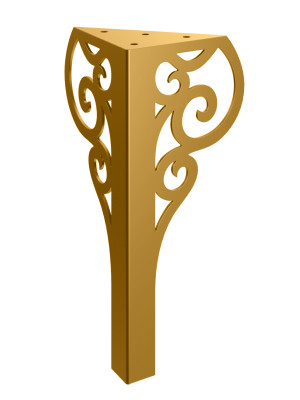 Möbelfuß Royal 30 cm - gold