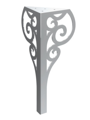 Tischbein Royal Chrom 40 cm