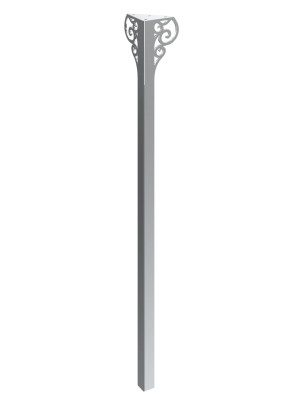 Bein für Konsole Royal Chrom 90 cm