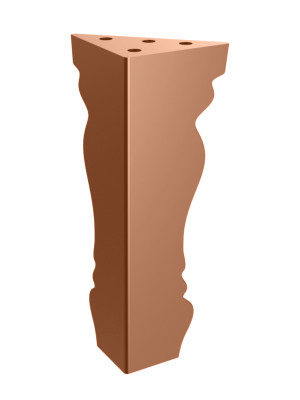 Möbelfuß Mary 15 cm - kupfer