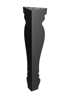 Möbelfuß Mary 30 cm - schwarz matt