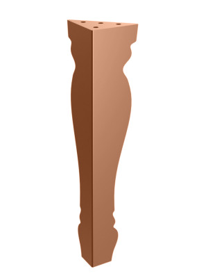 Möbelfuß Mary 30 cm - kupfer