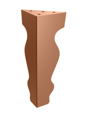 Möbelfuß Charlotte 20 cm - kupfer