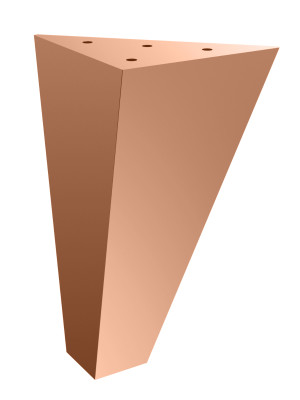 Möbelfuß Apollo 15 cm - kupfer