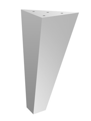 Möbelfuß Apollo 20 cm - silber