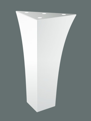 Möbelfuß Talia 15 cm - weiß matt
