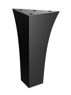 Möbelfuß Talia 15 cm - schwarz matt