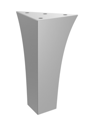 Möbelfuß Talia 15 cm - silber