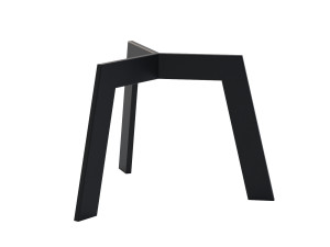 Metallbein für Tisch Triangle S - schwarz matt