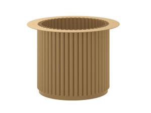 Metalluntergestell für Tisch Toro L 40 - gold