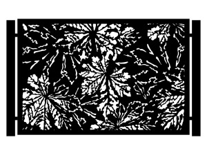 Zaunfeld Viviana 200×135 cm - braun