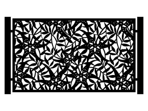 Zaunfeld Zina 200×120 cm - anthrazit