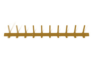 Einfacher Metall-Kleiderhaken 100 cm - gold