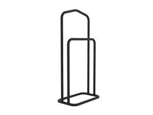 Stand-Kleiderständer Kamerdyner 45 cm - schwarz matt