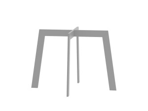 Tisch Untergestell Leon S - silber