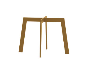 Tisch Untergestell Leon S - gold