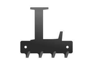 Schlüsselhaken W229 BUCHSTABE L 10cm - kupfer