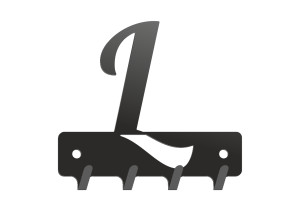 Schlüsselhaken W252 BUCHSTABE L 10cm - kupfer