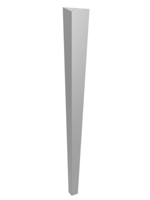 Konsolentischbein Simpla 90 cm - silber