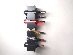 Hängendes Weinregal Nomos 9 Flaschen 70 cm - kupfer