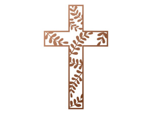 Metallkreuz KNS029 50 cm - kupfer